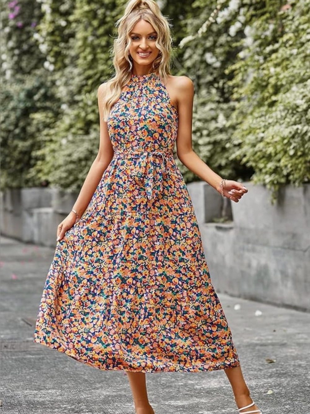 Floral Maxi Dress - Small